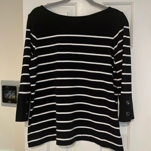 J Jill knit tie back top